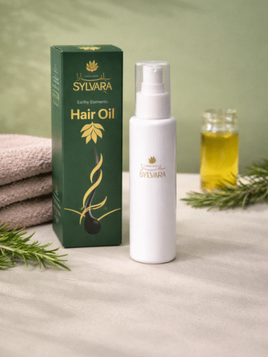 Sylvara Nourishing Hair Oil + Brush