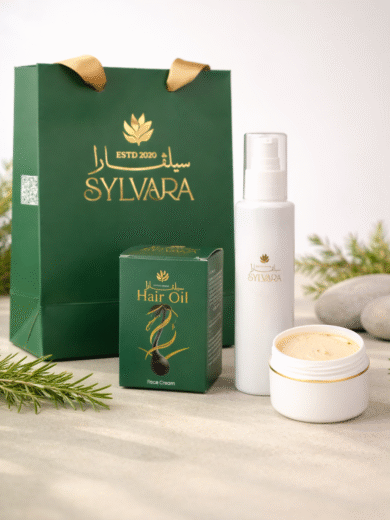 Sylvara Care Duo – Hair Oil & Face Cream